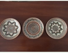 Set de 3 farfurii decorative Horezu